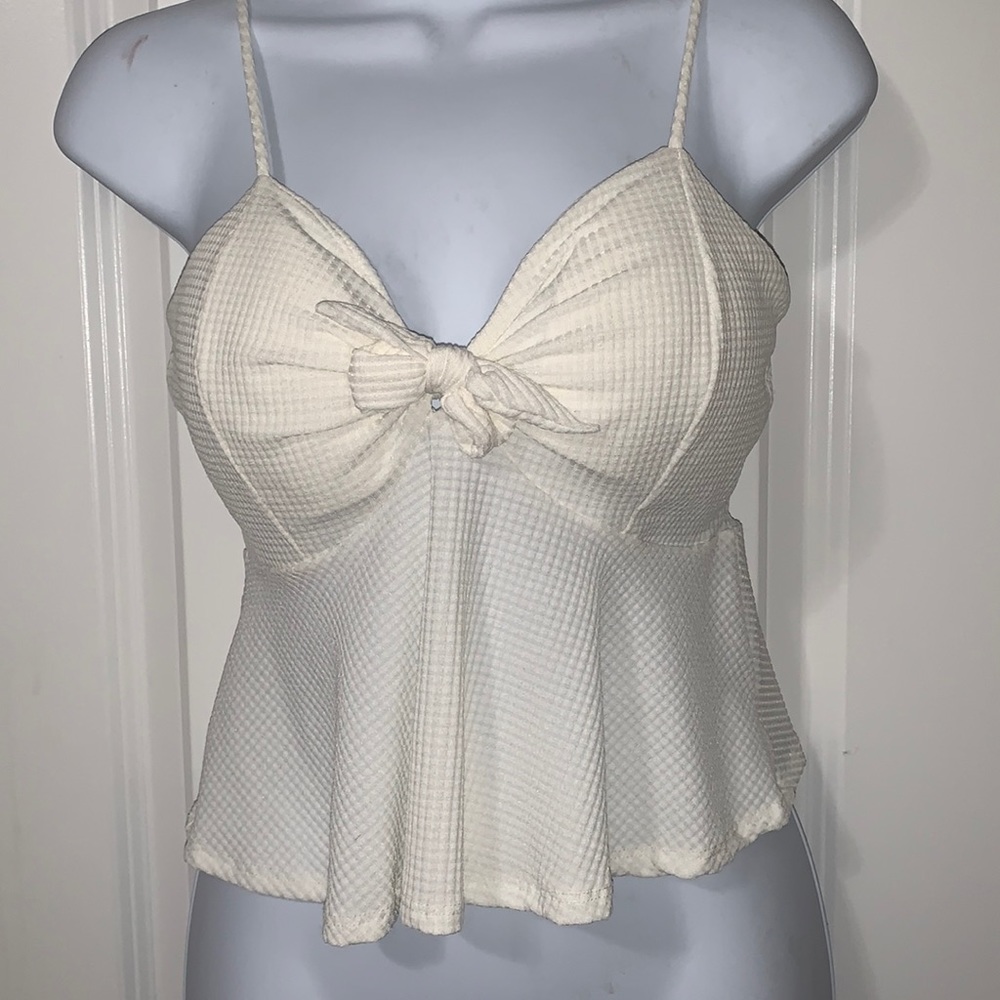 White tank top